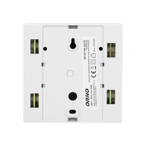 ORNO DZWONEK GONG DWUTONOWY 230V QUATRO AC CZARNY ORNO DZWONEK GONG DWUTONOWY 230V QUATRO AC CZARNY