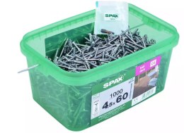 SPAX WKRĘT TARASOWY (1000) C4 4.5*60MM SPAX-D +BIT T20