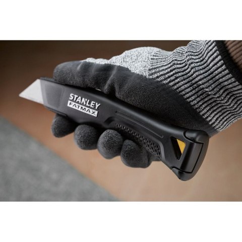 STANLEY NÓŻ HEAVY DUTY OSTRZE TRAPEZ STAŁE METALOWY CZARNY STANLEY NÓŻ HEAVY DUTY OSTRZE TRAPEZ STAŁE METALOWY CZARNY