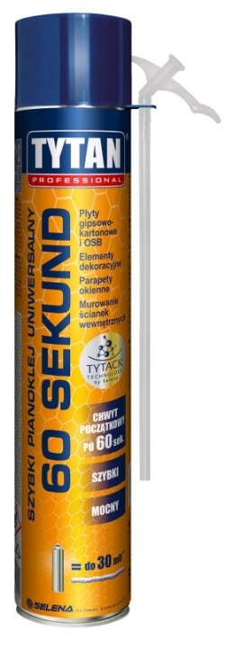 TYTAN TYTAN PIANOKLEJ UNIWERSALNY WĘŻYKOWY 60 SEKUND 300ML