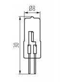 UN ŻARÓWKA HALOGENOWA 10W 12V G-4