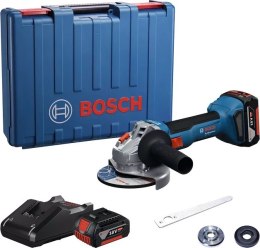 BOSCH SZLIFIERKA KĄTOWA AKUMULATOROWA GWS18V-8 2*4.0AH