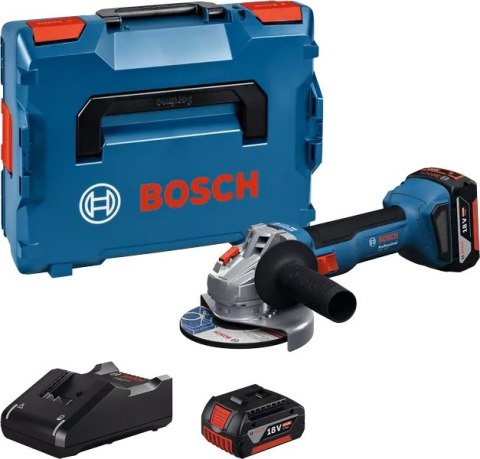 BOSCH SZLIFIERKA KĄTOWA AKUMULATOROWA GWS18V-8 2*5.0AH