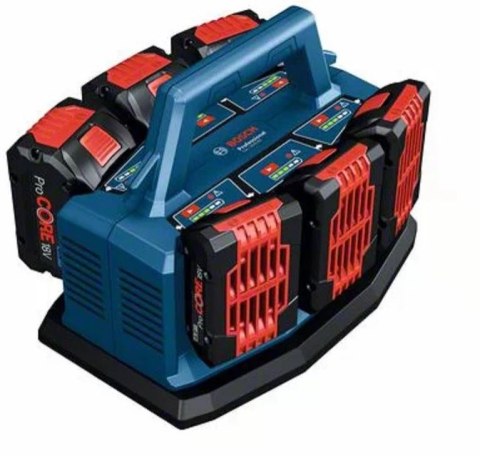 BOSCH SZYBKA ŁADOWARKA GAL 18V6-80, 6-PORTÓW ŁADOWANIA BOSCH SZYBKA ŁADOWARKA GAL 18V6-80, 6-PORTÓW ŁADOWANIA