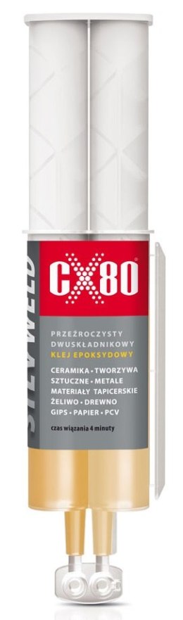 CX-80 KLEJ ŻYWICA W STRZYKAWCE 24ML SILV WELD