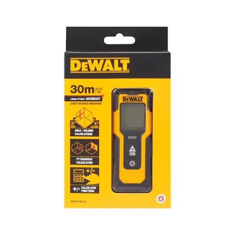DEWALT DALMIERZ LASEROWY 30M DEWALT DALMIERZ LASEROWY 30M