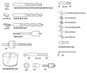 GRAPHITE ZESTAW WIERTEŁ I BITÓW,NASADKI 90 SZT.