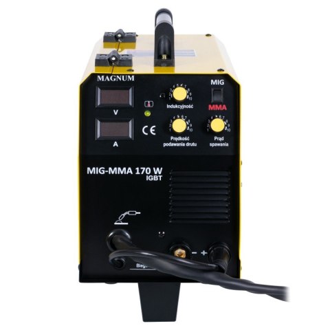 MAGNUM PÓŁAUTOMAT SPAWALNICZY MAGNUM MIG 170W MMA IGBT MAGNUM PÓŁAUTOMAT SPAWALNICZY MAGNUM MIG 170W MMA IGBT