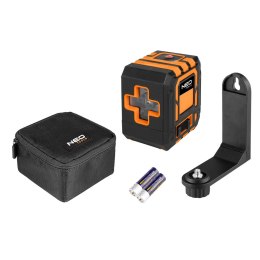 NEO LASER KRZYŻOWY 20M CZERWONY UCHWYT+ETUI