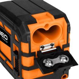 NEO LASER KRZYŻOWY 20M CZERWONY UCHWYT+ETUI