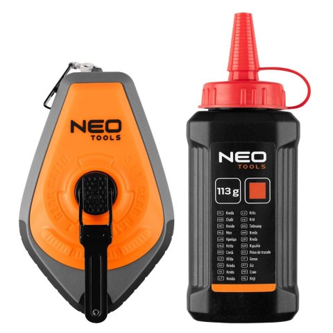NEO SZNUREK TRASERSKI 3:1 OBUDOWA PLASTIK+ KREDA CZERWONA NEO SZNUREK TRASERSKI 3:1 OBUDOWA PLASTIK+ KREDA CZERWONA