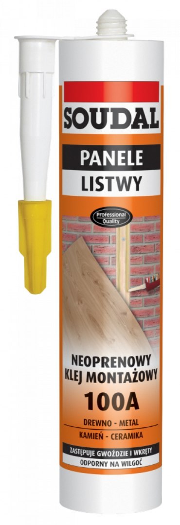 SOUDAL KLEJ MONTAŻOWY NEOPRENOWY 100A 280ML SOUDAL KLEJ MONTAŻOWY NEOPRENOWY 100A 280ML
