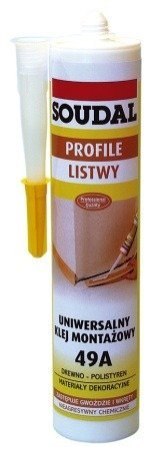 SOUDAL KLEJ MONTAŻOWY UNIWERSALNY 49A 280ML SOUDAL KLEJ MONTAŻOWY UNIWERSALNY 49A 280ML
