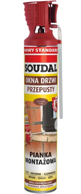 SOUDAL PIANKA MONTAŻOWA WĘŻYKOWA SOUDAL GENIUS GUN 500ML