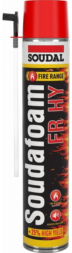 SOUDAL PIANKA OGNIOODPORNA WĘŻYKOWA SOUDAFOAM 750ML SOUDAL PIANKA OGNIOODPORNA WĘŻYKOWA SOUDAFOAM 750ML
