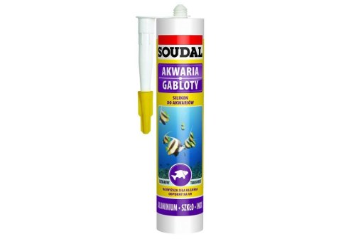 SOUDAL SILIKON DO AKWARIUM BEZBARWNY 280ML SOUDAL SILIKON DO AKWARIUM BEZBARWNY 280ML