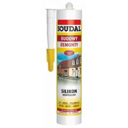 SOUDAL SILIKON NEUTRALNY BEZBARWNY 280ML