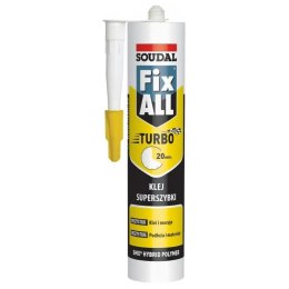 SOUDAL USZCZELNIACZ HYBRYDOWY FIX ALL TURBO BIAŁY 290ML
