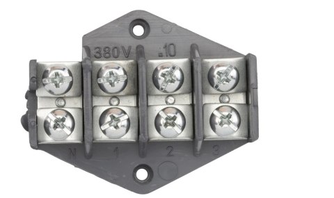 UN LISTWA ZACISKOWA, PIERŚCIEŃ ROZGAŁĘŹNY 4X10MM2 CZARNY UN LISTWA ZACISKOWA, PIERŚCIEŃ ROZGAŁĘŹNY 4X10MM2 CZARNY