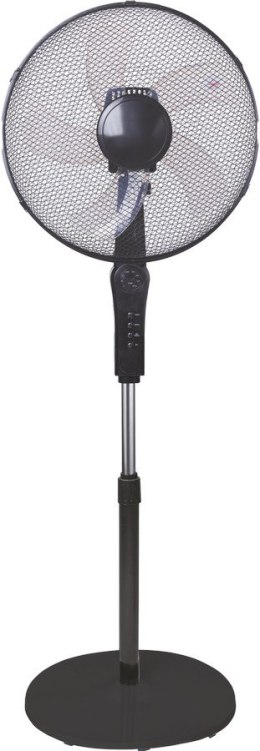 UN WENTYLATOR PODŁOGOWY 40CM CZARNY Z PILOTEM