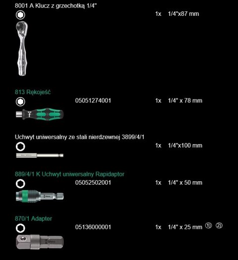 WERA BICYCLE SET 3 A, 40 CZĘŚCI WERA BICYCLE SET 3 A, 40 CZĘŚCI