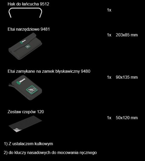 WERA BICYCLE SET 3 A, 40 CZĘŚCI WERA BICYCLE SET 3 A, 40 CZĘŚCI
