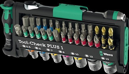WERA TOOL-CHECK PLUS 1, 39 CZĘŚCI WERA TOOL-CHECK PLUS 1, 39 CZĘŚCI