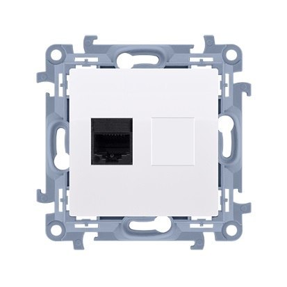 SIMON SIMON 10 GNIAZDO KOMPUTERA RJ45 POJEDYŃCZE KAT 5E BIAŁE SIMON SIMON 10 GNIAZDO KOMPUTERA RJ45 POJEDYŃCZE KAT 5E BIAŁE