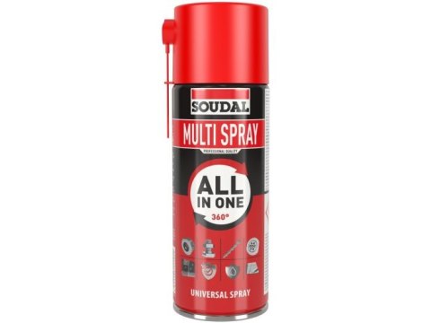 SOUDAL PREPARAT SMARUJĄCO-ZABEZP. MULTI SPRAY 400ML AEROZOL SOUDAL PREPARAT SMARUJĄCO-ZABEZP. MULTI SPRAY 400ML AEROZOL
