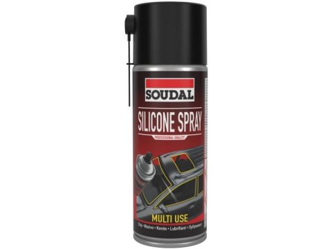 SOUDAL PREPARAT SMARUJĄCO-ZABEZP. SILICONE SPRAY 400ML AEROZOL SOUDAL PREPARAT SMARUJĄCO-ZABEZP. SILICONE SPRAY 400ML AEROZOL