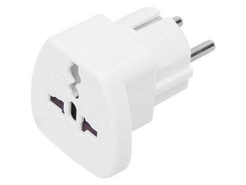 UN ADAPTER WTYCZKA POLSKA GNIAZDO ANGIELSKIE BIAŁE 72-304 BLOW