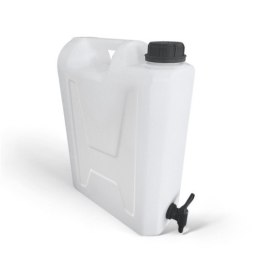 UN KANISTER NA WODĘ Z KRANEM PLASTIKOWYM 10L 3/4''