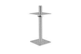 UN PODSTAWA SŁUPA REGULOWANA, PRĘT M24*250MM, 80*80MM