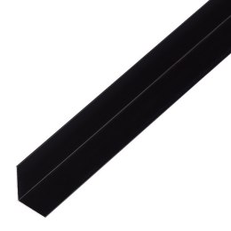 UN PROFIL KĄTOWY ALUMINIOWY ANODOWY CZARNY 1000X25X25X1,0