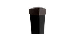 UN SŁUPEK DO OGRODZENIA CZARNY 2300MM 60*40*1.25MM