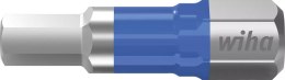 UN ZESTAW BITÓW T 3.0*25 MM SZEŚCIOKĄTNE 1/4'' W KASECIE, 5 CZ.
