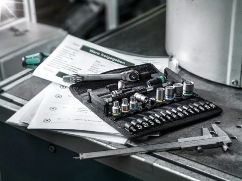 WERA ZESTAW KLUCZY NASADOWYCH 1/4'' ZYLKOP 5-13MM, 28 CZ.