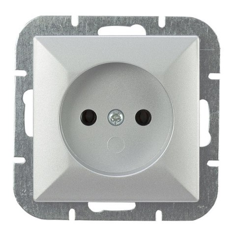 ABEX PERŁA GNIAZDO POJEDYNCZE P/T B/U SREBRNY