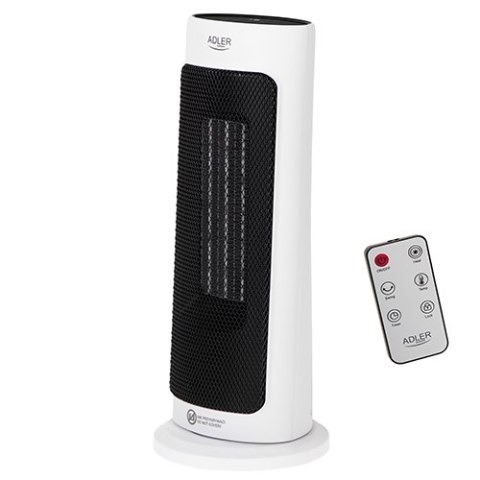 ADLER TERMOWENTYLATOR CERAMICZNY LED Z PILOTEM + TIMER 200W AD7738