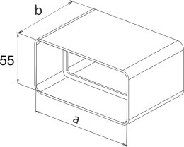 AIR ROXY ŁĄCZNIK KANAŁU 220*55