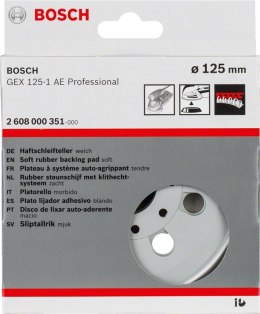 BOSCH TALERZ SZLIFIERSKI D125 BARDZO MIĘKKI