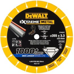 DEWALT TARCZA DIAMENTOWA EXTREME METAL 355*25,4*3,3MM