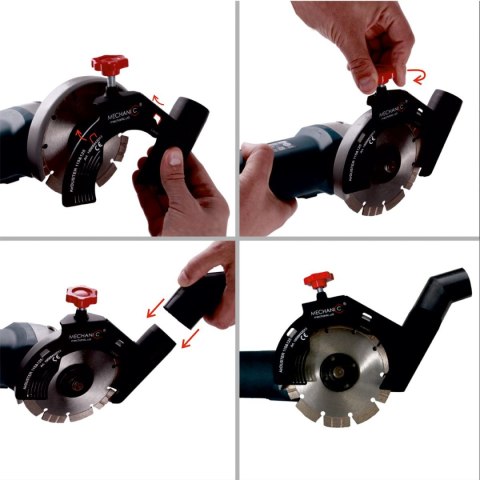 DISTAR AIRDUSTER OSŁONA ODSYSAJĄCA DO CIĘCIA DO SZLIF. KĄT. 115/125