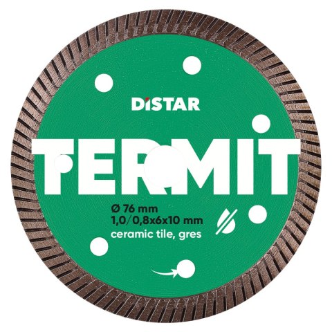 DISTAR TARCZA DIAMENTOWA DO CERAMIKI I GRESU TERMIT 76*1.0*10MM