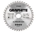 GRAPHITE TARCZA DO PILARKI WIDIOWA 210*30MM, 40 ZĘBÓW
