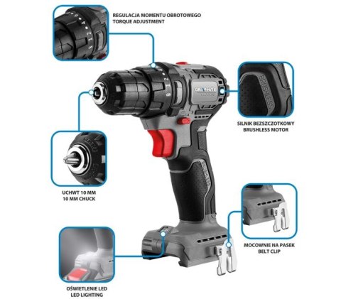 GRAPHITE WIERTARKO-WKRĘTARKA AKU. BEZSZCZOTKOWA ENERGY+ 18V COMPACT GRAPHITE WIERTARKO-WKRĘTARKA AKU. BEZSZCZOTKOWA ENERGY+ 18V COMPACT