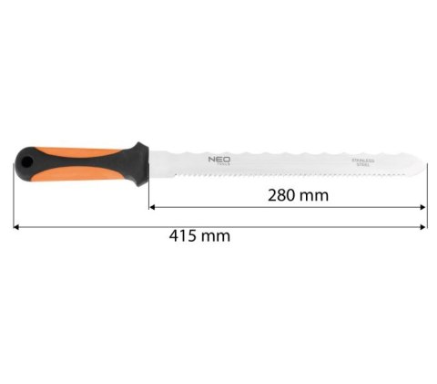 NEO NÓŻ DO WEŁNY 415MM, OSTRZE 280MM