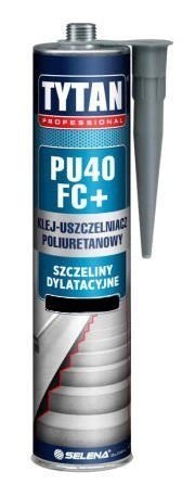 TYTAN KLEJ USZCZELNIACZ POLIURETANOWY PU 40 FC 300ML CZARNY TYTAN
