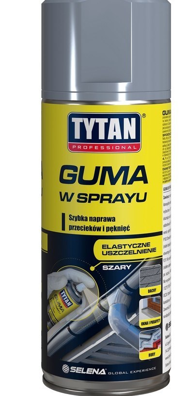 TYTAN TYTAN GUMA W SPRAYU 400 ML SZARY TYTAN TYTAN GUMA W SPRAYU 400 ML SZARY