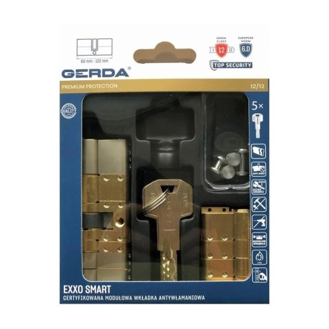 UN WKŁADKA MODUŁOWA EXXO SMART NIKIEL SATYNA M 61/61